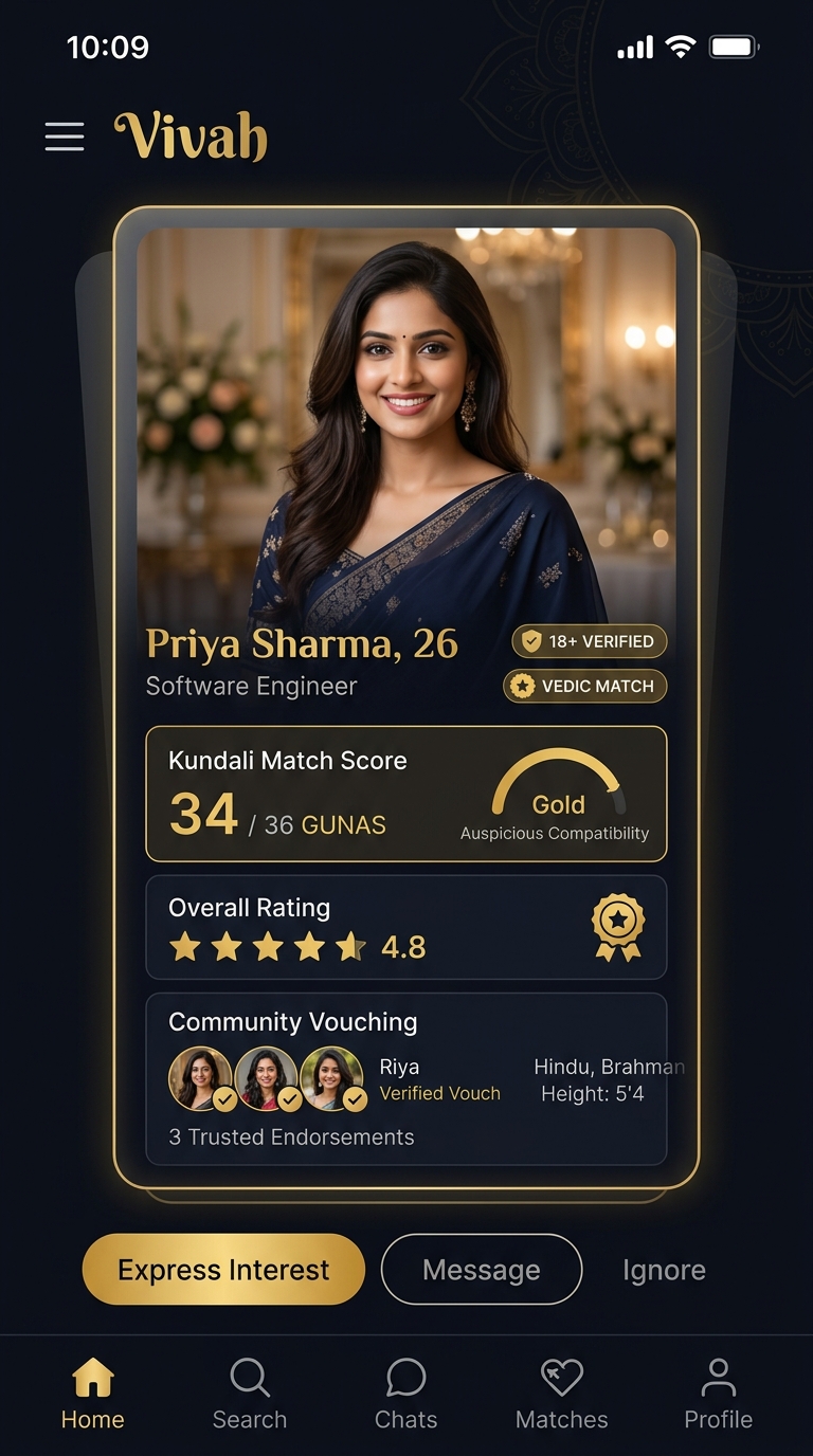 Vivah App Screenshot